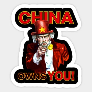 China Owns You Sticker